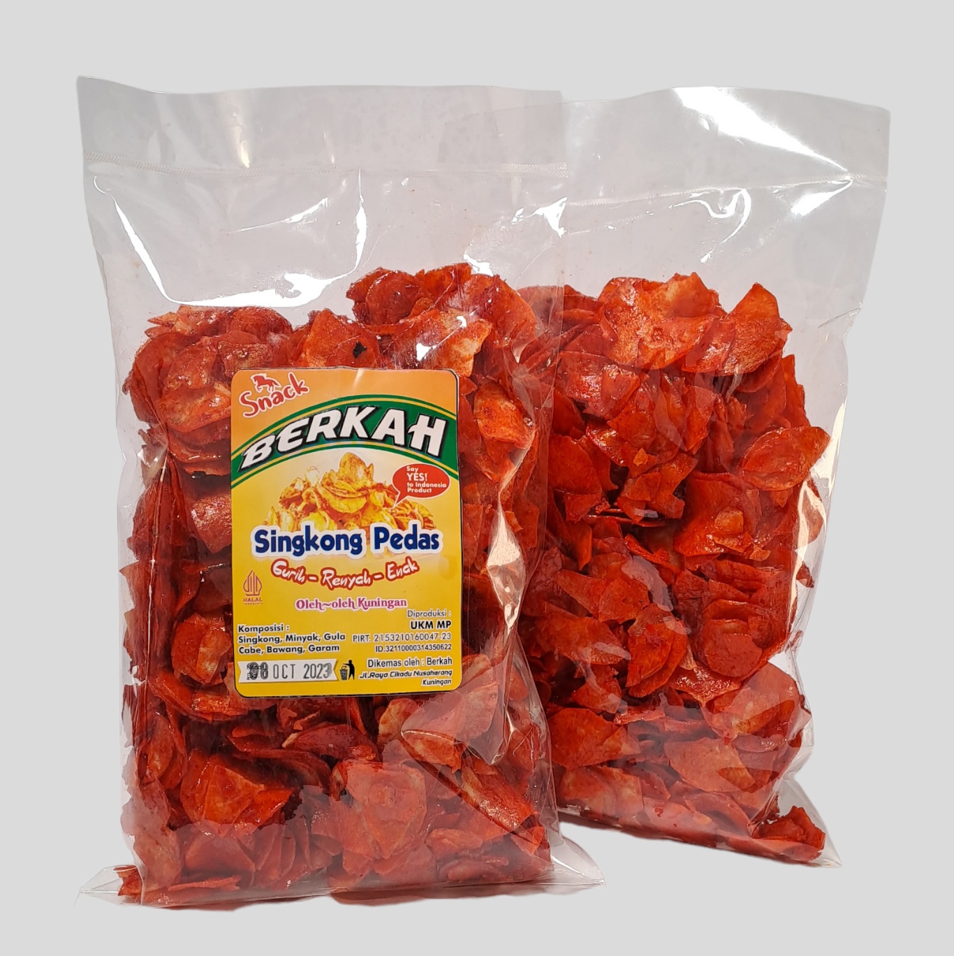 Keripik Singkong lengket 